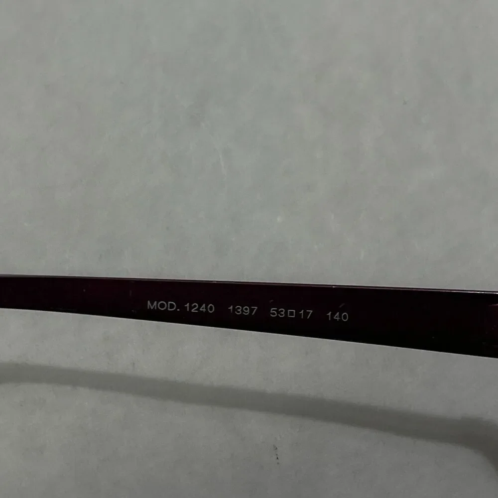 Versace Eyeglasses Frames Only Mod 1240 1397 Purple 53 17 140
